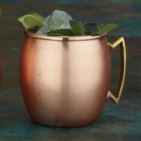 Copper Moscow Mule Mugs Satin Finish