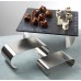 Hammered Stainless Steel Curl Riser Set