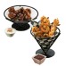 Wrought Iron Conical Bread Basket Wrought Iron Conical Bread Basket