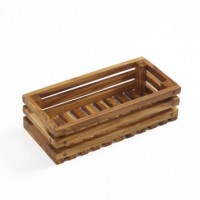 Olive Wood Bread Crate