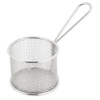 Round Stainless Steel Mini Fry Basket