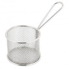 Round Stainless Steel Mini Fry Basket