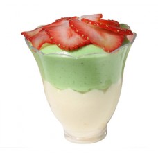 Liteware® 3 Ounce Clear Plastic Blossom Mini Bowl / Cup
