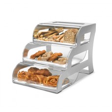 Bakery Display Case With Stainless Steel Stand