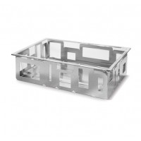 Extra Large Rectangular Stainless Steel Ice Tub With Acrylic Insert – D60077C