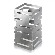 SKYCAP® 12” Stainless Steel Brushed Finish Square Multi-Level Riser
