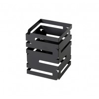 SKYCAP® 8” Black Matte Steel Finish Square Multi-Level Riser