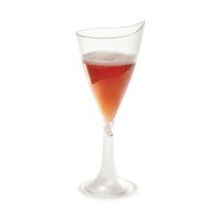 5.5 Ounce Clear Plastic Wine Flute (Case Of 144)