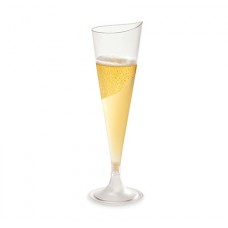 Liteware® 4 Ounce Clear Plastic Champagne Flute