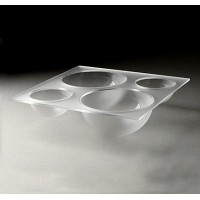 Large Frosted Four-Bowl Tray For Mod.Pod™ Buffet System – LQT1340 Large Frosted Four-Bowl Tray For Mod.Pod™ Buffet System – LQT1340