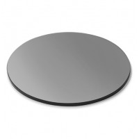 14 Inch Round Black Acrylic Surface