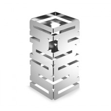 12 Inch Chrome Plated Mirror Finish Square Multi-Level Riser