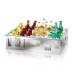 Extra Large Rectangular Stainless Steel Ice Tub With Acrylic Insert – D60077C
