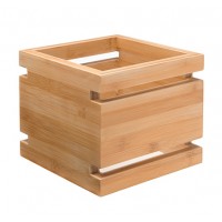 SKYCAP® 6” Natural Bamboo Square Multi-Level Riser