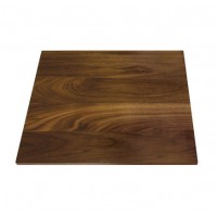 14 Inch Square Walnut Wood Surface